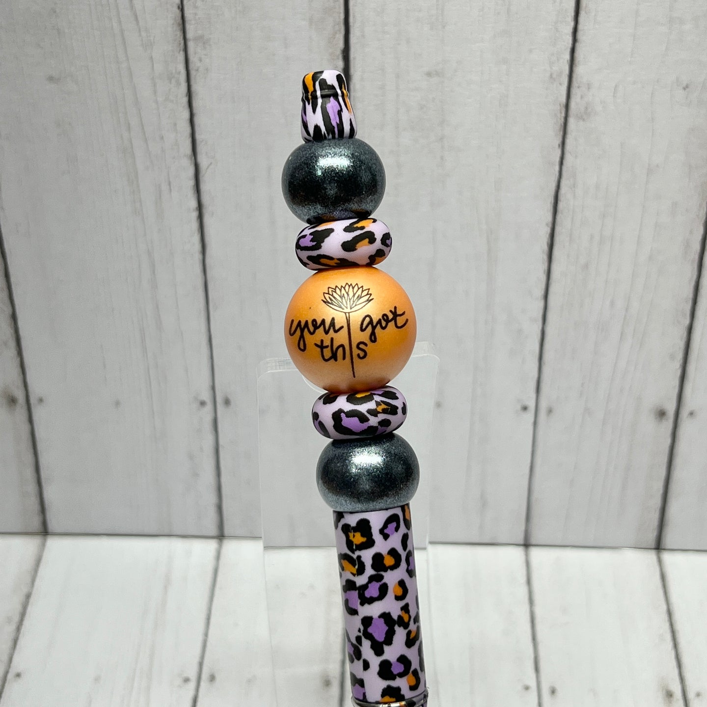 You Got This Leopard Plastic Pen